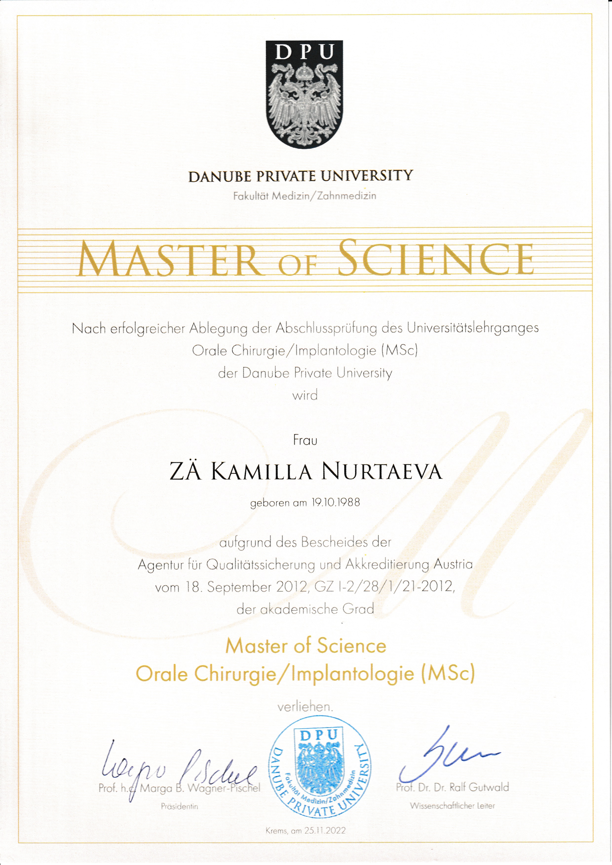 Master's Degree
